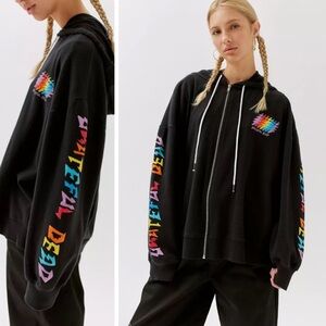Grateful Dead Chaser Brand Hoodie Zipper Sweatshirt Size Medium NWOT